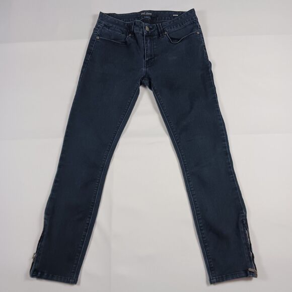 Max Jeans Women's Size 6 Black Skimmer Zipper Ankle - Picture 1 of 12
